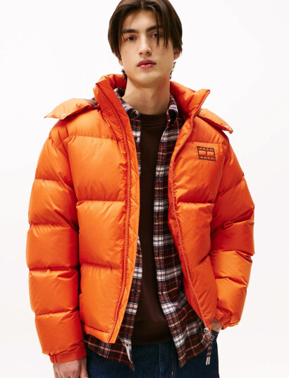 Tommy Jeans Tjm Alaska Down Puffer Ext - Orange - M Tommy Jeans Tjm Alaska Down Puffer Ext - Orange - M