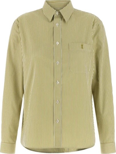 Saint Laurent Dame Bluser & Skjorter Grønn L, Saint Laurent Dame Bluser & Skjorter Grønn L,