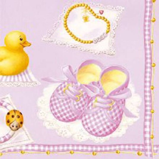 Kaffe serviett Baby girl Kaffe serviett Baby girl