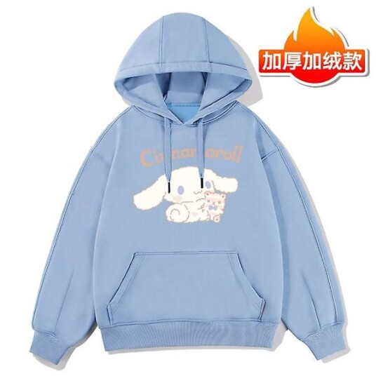 Kawaii Sanrio Anime Cinnamoroll Tegneserie Barn Hettejakke Barn Langaermet Pullover Topper Baby Jente Gutt Klær Jakke NM 2RTY xs NM 2RTY 150
