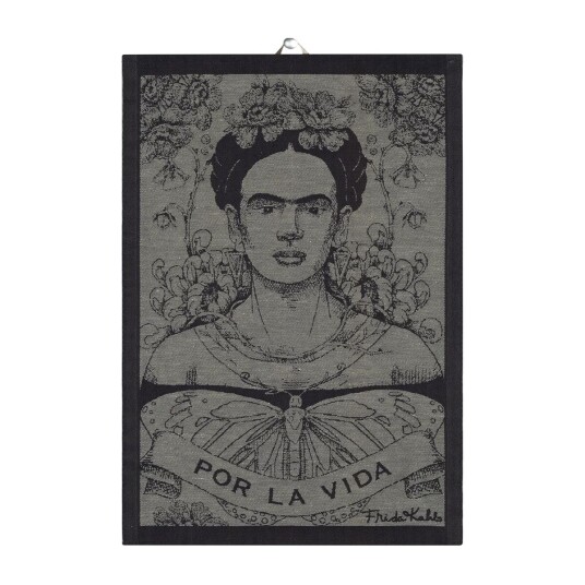 Ekelund Linneväveri Frida Kahlo kjøkkenhåndkle 35 x 50 cm Fuerza