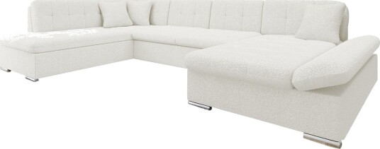 Zumar 5 sits Hörnbäddsoffa White