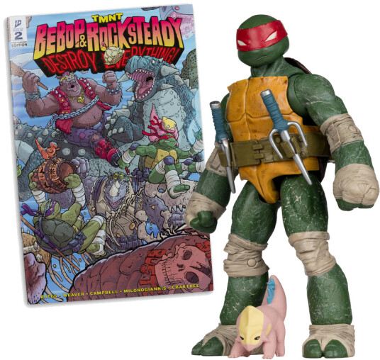 Teenage Mutant Ninja Turtles  Page Punchers  Raphael 5" Action Figure with Comic TMNT