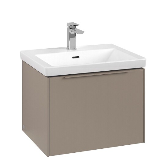 Villeroy & Boch  Subway 3.0 Servantskap m/1 skuff 572x429x478 mm Taupe Matt