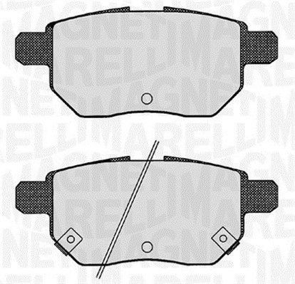 Bremseklosser MAGNETI MARELLI 363916060629