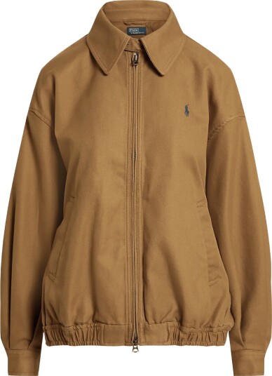 Polo Ralph Lauren Oversize Cotton Windbreaker TAN M Polo Ralph Lauren Oversize Cotton Windbreaker TAN M