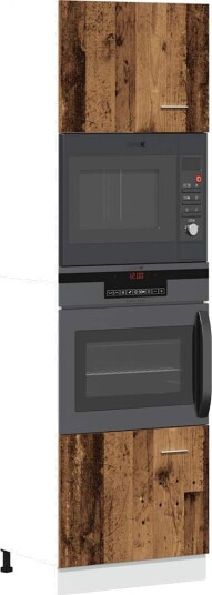  Skap for mikrobølgeovn gammelt tre 60x57x207 cm konstruert tre 8721158436535