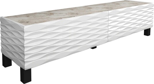 Rinorea Tv-benk 149,2x38 cm - Hvit