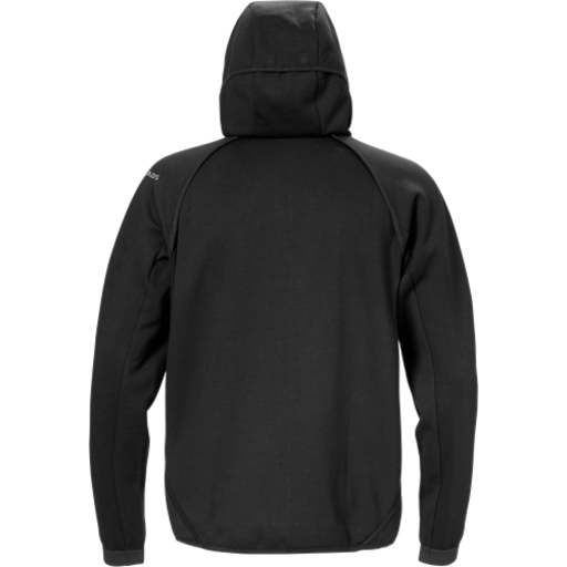 Fristads Sweatshirtjacka Huva 7462 Df Svart Xs