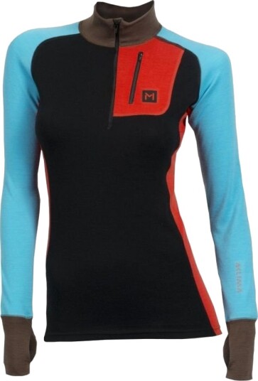 Aclima Lars Monsen Anárjohka Polo Wo Dame 104 Jet Black/Poinciana/River Blue/Dark M