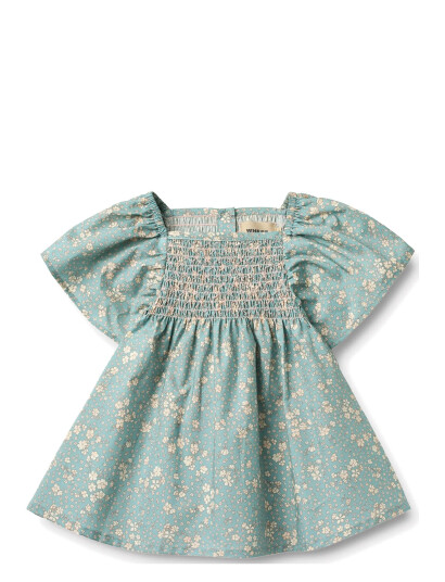 Wheat Dress S/S Elva Green 74