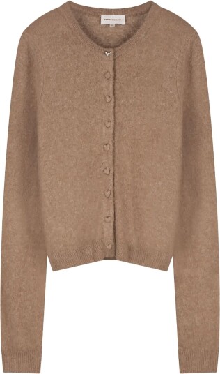Fabienne Chapot Lidia Button Cardigan   CAMEL CLUB MELANGE   S