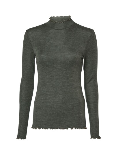 Chevalier Haven Longsleeve Wool Top Women Midnight Pine 44W