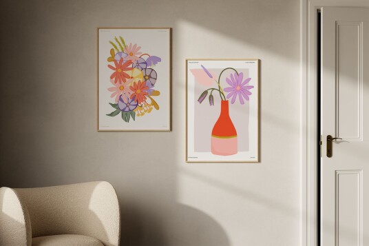 Plakat Flora Moderna / Sett med 2
