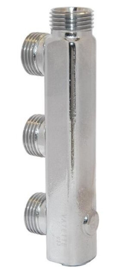 Vatette 1876982 Baderomsfordeler c/c 40 mm, for veggkoblingssystem 3-rør