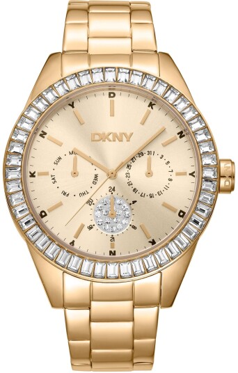 DKNY Dameklokke DK1L027M0045 Nolita Multi Glitz Gullfarget/Gulltonet