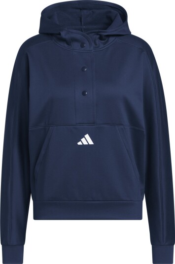 Adidas W Btc Cw Hdy Blå Golfgenser dame CollegiateNavy X Large
