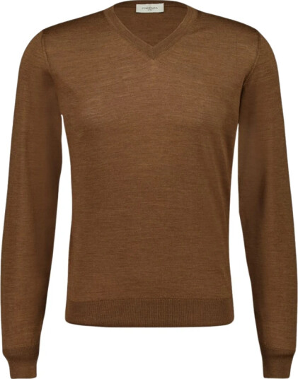 Piacenza 1733 Herre Strikkevarer Brun XL,