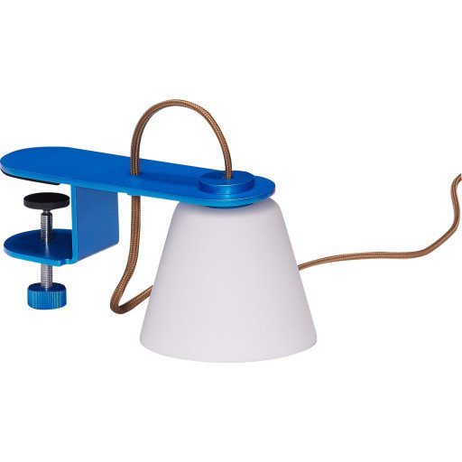Hübsch Lure Vegglampe Metallic Blå