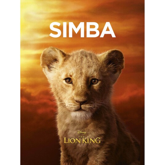Løvenes Konge Kunsttrykk 30 x 40 cm Baby Simba