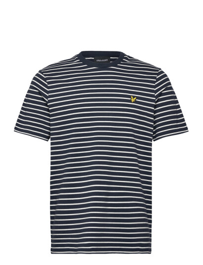 Lyle & Scott Breton T Shirt   Navy   S
