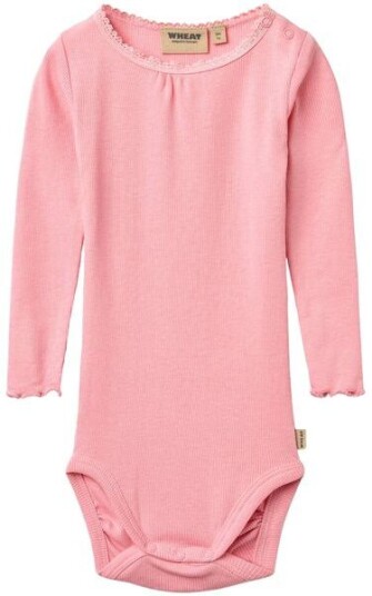 Wheat Lotta rib lace body Bubblegum 92