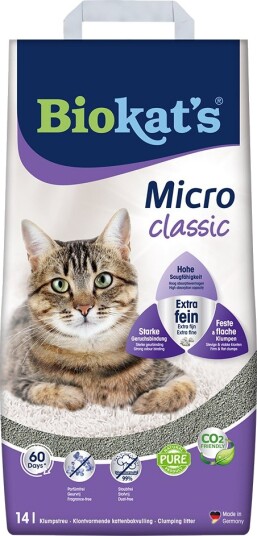 Biokat'S Micro Classic Kattesand 2 X 14 L
