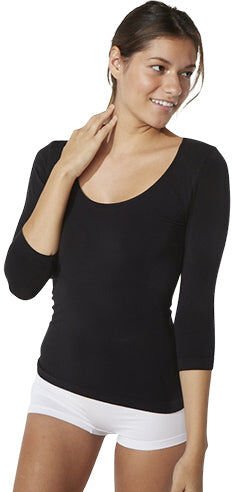 Boody Scoop 3/4 Sleeve Top Sort   Str. S