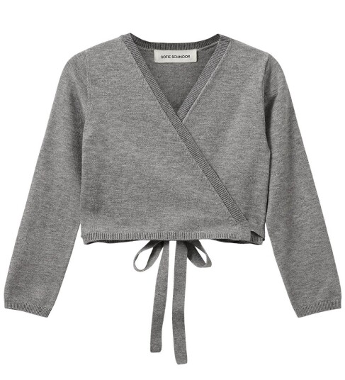 Sofie Schnoor Baby and Kids Gracysk Cardigan Grey 116 Sofie Schnoor Baby and Kids Gracysk Cardigan Grey 116