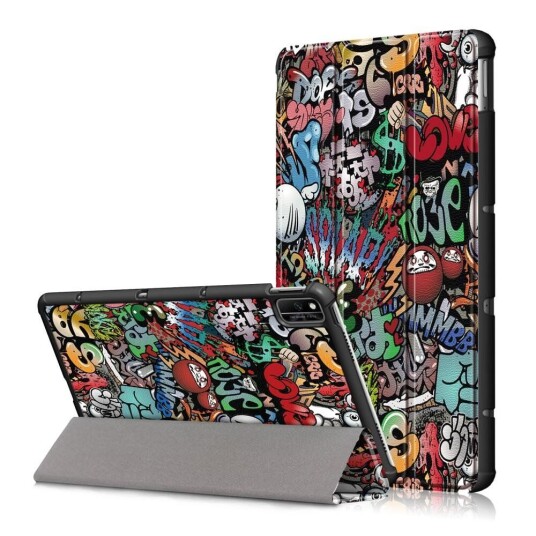 INCOVER Huawei MatePad 10.4 " Tri-Fold Skinndeksel - tegneserie graffiti