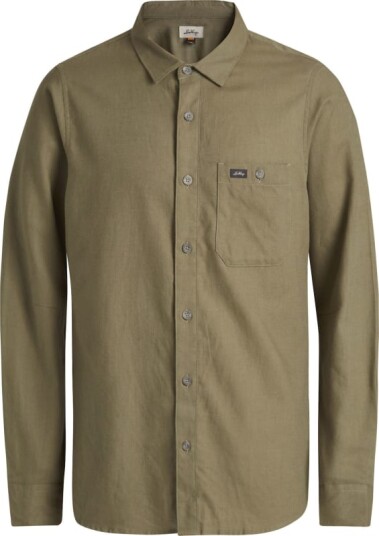 Lundhags Men's Ekren Solid Long Sleeve Shirt Grønn XL Man
