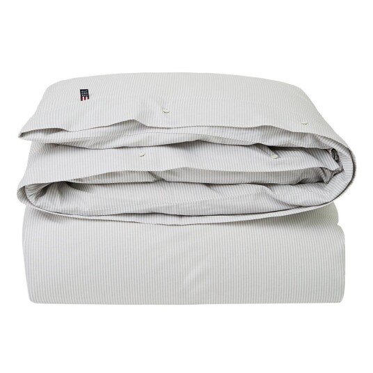 Lexington Icons Pin Point dynetrekk 220x220 cm Beige-Hvit