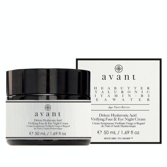 Avant Deluxe Hyaluronic Acid Vivifying Face & Eye Night Cream 50 ml Nattkrem