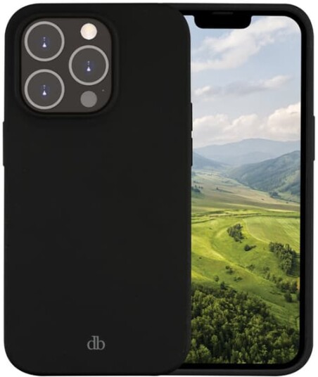 Dbramante1928 Costa Rica Mobildeksel i Resirkulert Plast til iPhone 14 Pro Max - Nattsvart