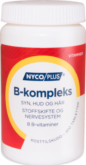 Nycoplus B kompleks 200 tabletter