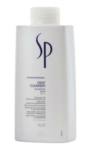 Wella Professionals SP Deep Cleanser Shampoo 1000 ml - Nærende Rensing for Stresset Hår
