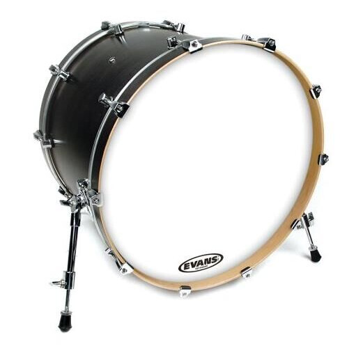 Evans Bd16rsw-Np 16 Eq3 Reso Sm.Hvit Basstrommeskinn