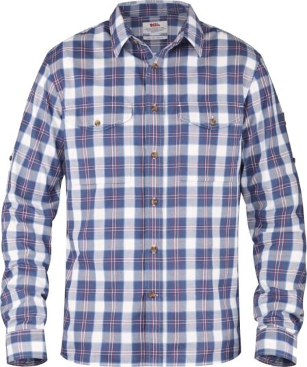 Fjellreven Men's Singi Flannel Shirt LS Blå M Man