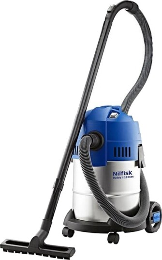 Nilfisk Buddy II 18 Inox Grovstøvsuger 1200 W med 18L Beholder