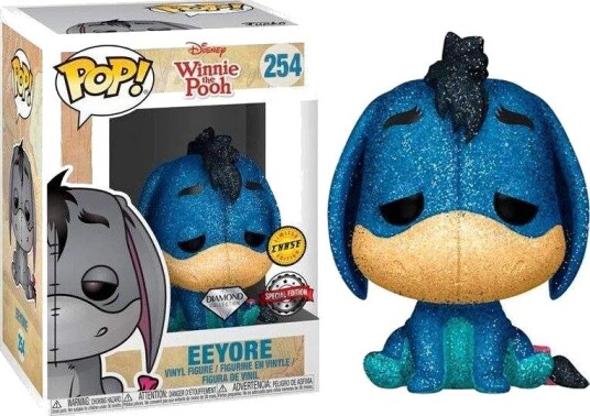 Northix Winnie The Pooh Eeyore POP-figur eksklusiv Chase-variant