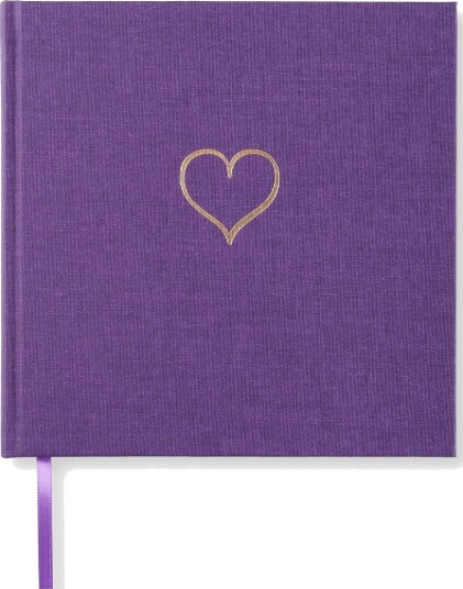 Journal Heart Lilla