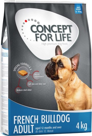 Concept For Life Tørrfôr Adult Fransk Bulldog 2 X 4 kg
