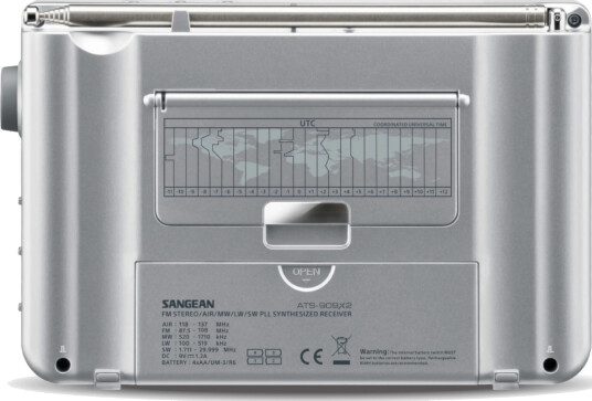 Sangean ATS 909X2 Bærbar Digital Radio Hvit AM/FM/LW/SW