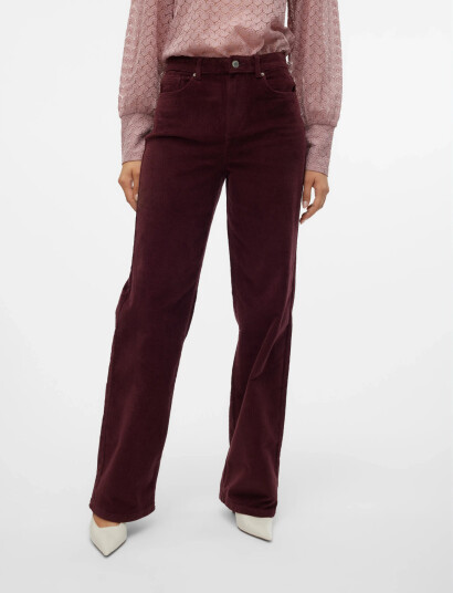 Vero Moda Vmtessa Hr Wide Corduroy Pants Ga Noos - Purple - 29 x 32 Vero Moda Vmtessa Hr Wide Corduroy Pants Ga Noos - Purple - 29 x 32