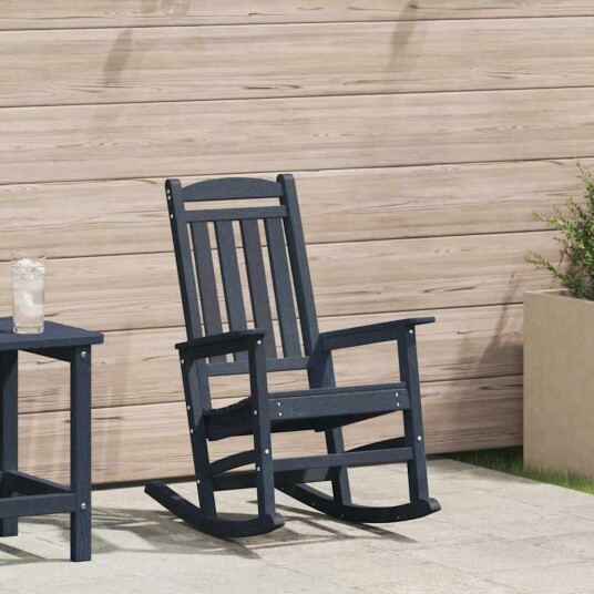 hagegyngestol marineblå 70x92x108 cm HDPE hagegyngestol marineblå 70x92x108 cm HDPE