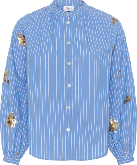 Saint Tropez Dame Bluser & Skjorter Blå XL, Saint Tropez Dame Bluser & Skjorter Blå XL,