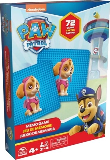 Paw Patrol Memoryspill 4+ År 2-4 Spillere Paw Patrol Memoryspill 4+ År 2-4 Spillere