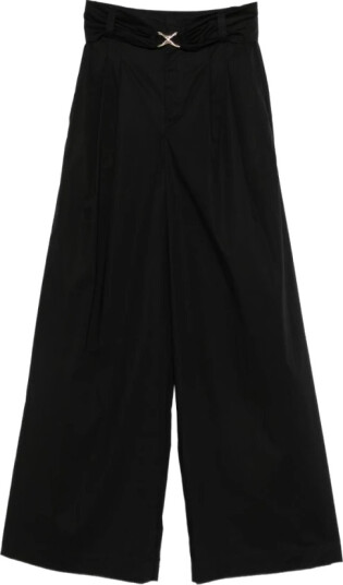 Twinset Dame Bukser Svart M,