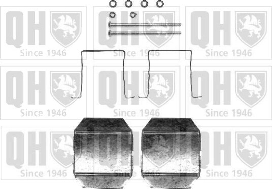 Tilbehørsett bremsesko QUINTON HAZELL BFK894