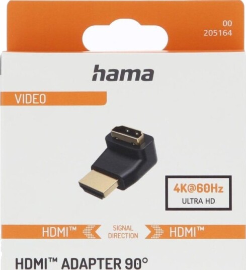 Avinity 90° Vinkel HDMI Adapterplugg Svart